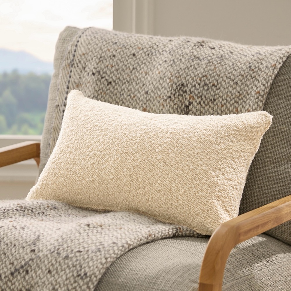 Article Brand Gabriola Small Pillow - Ivory Bouclé